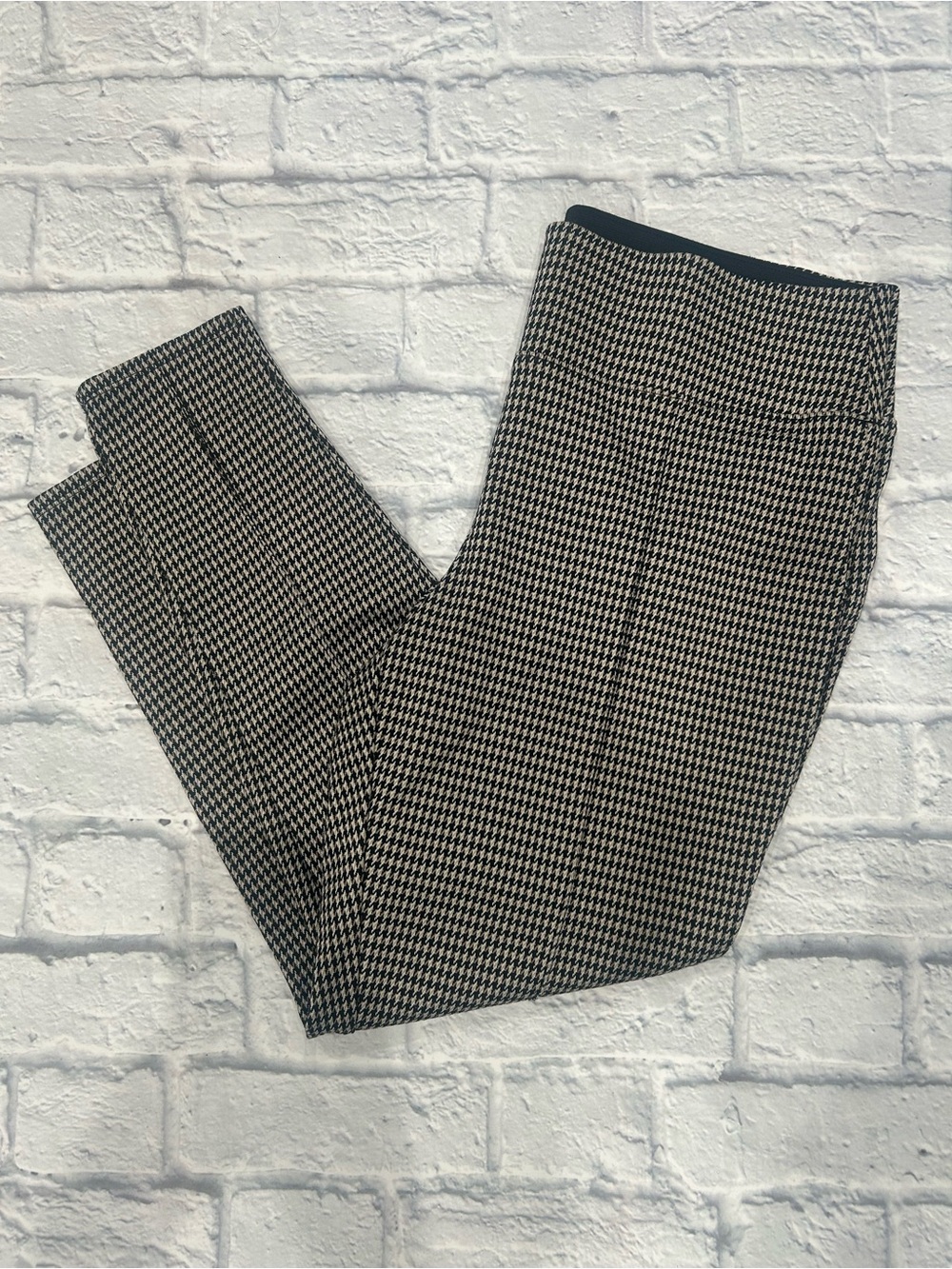 Women’s Black & White Houndstooth Dress Pants